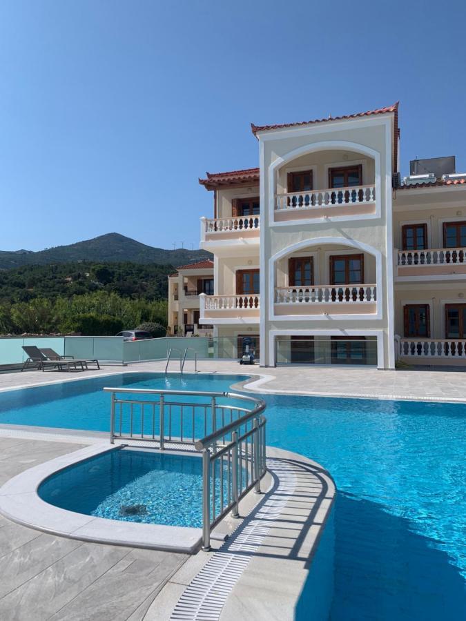 Anemos Apartments Marathokampos Luaran gambar